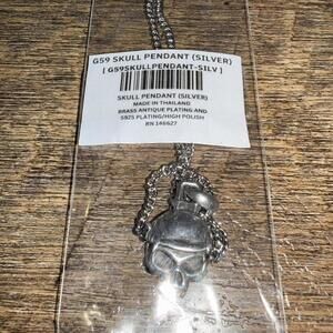 G59 Skull Pendant (Silver)